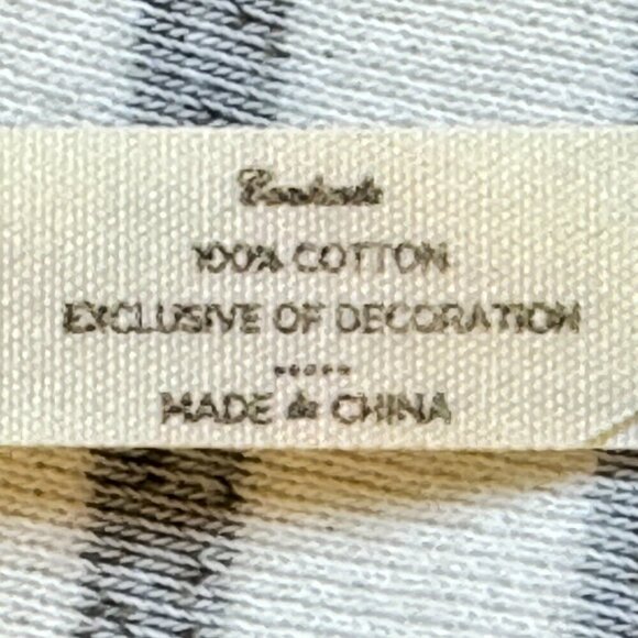 Matilda Jane Classic with a Twist Top Grey and Cream Stripe Lace Trim Drop Cut M - Picture 9 of 10